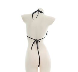 Micro Body with Bows, Black, OS-thumb-1