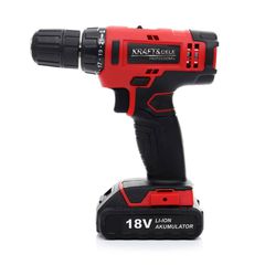 Επαναφορτιζόμενο Δραπανοκατσάβιδο 18 V Kraft KD-1566