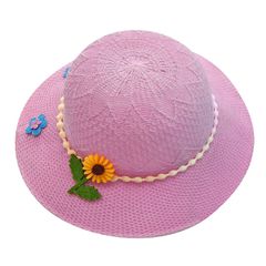 Καπέλο Στρογγυλό Μπεμπέ με Λουλούδι ø24cm SummerTiempo 622916 42-2896 622916