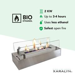Xaralyn Burner S INOX Καυστήρας Βιοαιθανόλης
