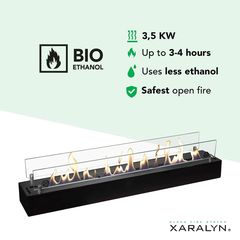 Xaralyn Burner XL Black Καυστήρας Βιοαιθανόλης