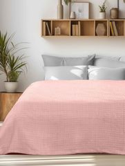 Κουβέρτα Πικέ PIKONA PINK Ροζ Κουβέρτα Πικέ: 220 x 240 εκ. MADI