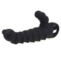 Mini Caterpillar G-spot Vibrator 16cm Black-thumb-5