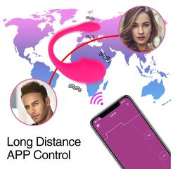 Tadpole APP Control Smart Vibration Egg Rose Long Distance Vibrator-thumb-1