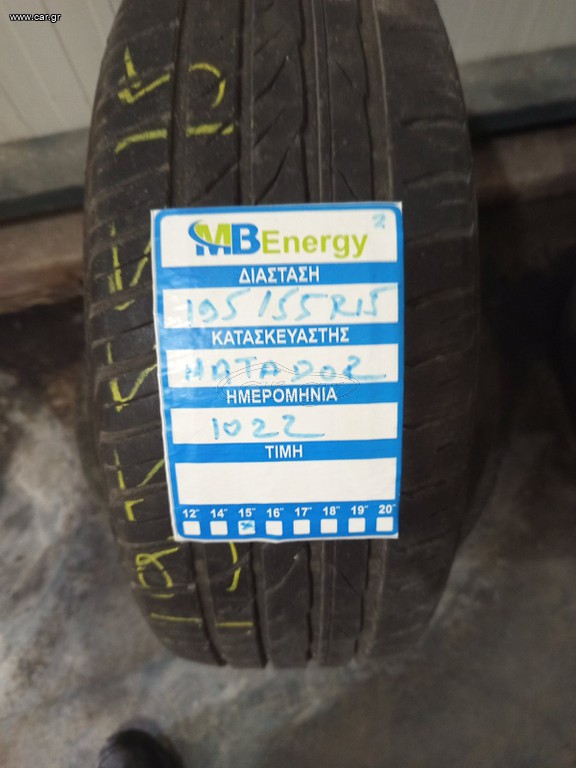 Καλοκαιρινά ελαστικά 2αδα MATADOR 195/55/R15.