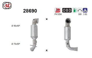 ΚΑΤΑΛΥΤΗΣ CITROEN BERLINGO/C3/C4/DS4 1.2cc 2014-2021    KARALOIZOS exhaust