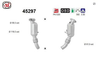 ΚΑΤΑΛΥΤΗΣ BMW 116/118/218/318/418 1499cc 2015-2021          KARALOIZOS exhaust