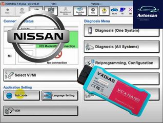Διαγνωστικό καλώδιο NISSAN (consult 3 plus)