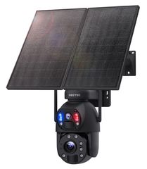 SECTEC smart ηλιακή κάμερα ST-598-6M-4G-20W-EU, 3MP dual lens, 20x zoom, 4G, SD, PTZ