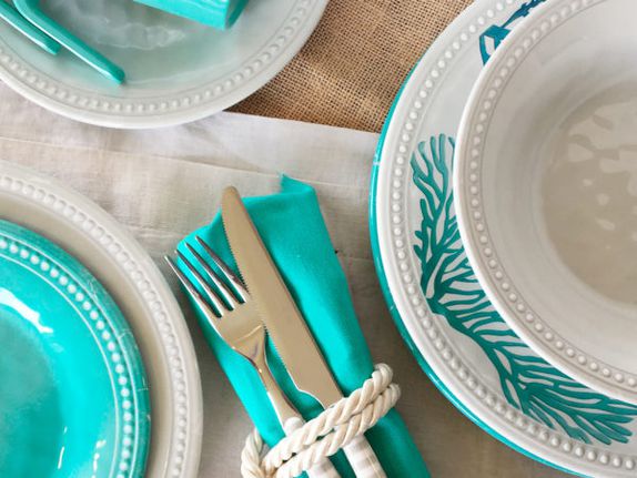 Πιάτα ρηχά σειρά, Marine Business Harmony–Pearl, 6 Pcs