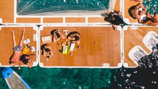 Πλατφόρμα Σκάφους YachtBeach 22402 Platform 410x205cm PremiumTeak