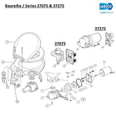 Αντλία Λυμάτων Jabsco 37072-0092 Assy Quiet Flush 12V (QF-DS)