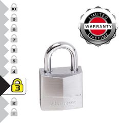 Λουκέτα Αλουμινίου 20mm Σετ 2 Τεμ Masterlock Locks Same Key-thumb-1