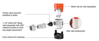 Αντλία Σεντίνας Με Ανεπιστροφή Seaflo 1100GPH 29mm 24v