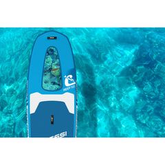 Φουσκωτό Sup Cressi Reef Window WiSup Set Blue Με Παράθυρο Παρατήρησης Βυθού