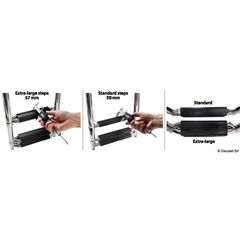 Σκάλα Πλατφόρμας Φαρδύ Σκαλοπάτι 360 x 1120 Inox 316 Osculati 49.558.14