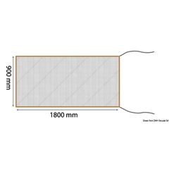 Κουρτίνα - Κουνουπιέρα Φάλκας Black 900x1800mm Waterline Design
