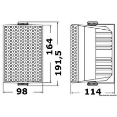 Ζεύγος Αδιάβροχα Ηχεία Με Βάση 120w 16.4 x 9,8cm Sound Marine IP65