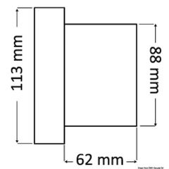 Αδιάβροχο Ραδιόφωνο Osculati 3'' TFT SCreen Remote Controller DAB+ 29.530.02