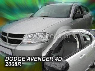 Ανεμοθραύστες για Dodge Avenger (2008+) sedan - 2 τμχ. εμπρός - 13411