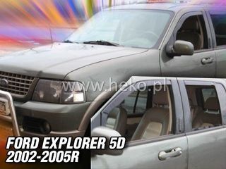 Ανεμοθραύστες για Ford Explorer III (2002-2005) 5 πορτο - 4 τμχ. εμπρός και πίσω - 15274