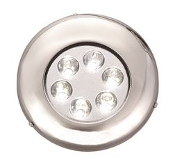 Υποβρύχιο Φωτιστικό Στρογγυλό Inox 10-30V Φ120mm Blue