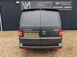 Αεροτομή οροφής για Volkswagen Transporter T6 με διπλή πόρτα (2016+)- μαύρη γυαλιστερή - A-VW-052