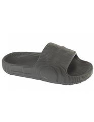 Men's adidas Adilette 22 Grey Five lifestyle flipflops fashionable for summer black HP6522