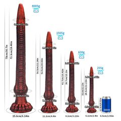 Snake Long Oversized Anal Dilation dildo - L 56.5cm-thumb-8