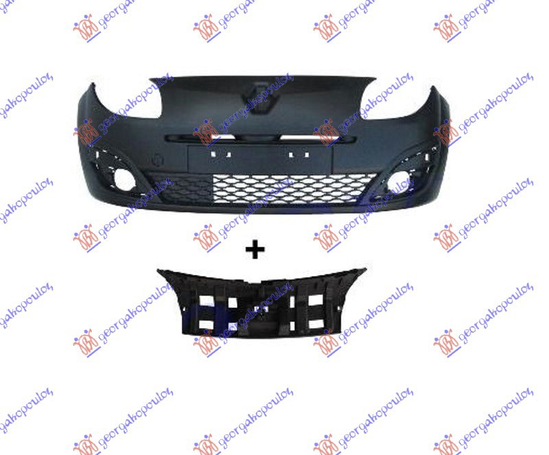 Προφυλακτήρας Εμπρός Βαφόμενος  (7701477832)   για RENAULT TWINGO 07-12