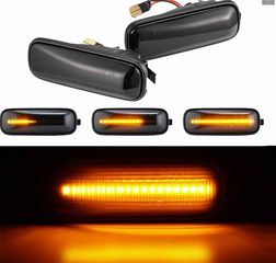 Carro Led φλας φτερού για Honda Civic (1996-2001), Prelude (92-97) - φιμέ με τρεχούμενο φλας / 2 Τεμάχια / CA-012071