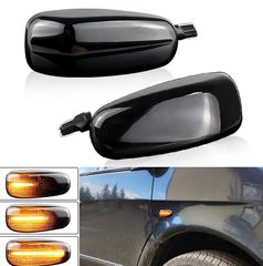 Carro Led φλας φτερού για Mercedes W140 / W202 / W210 / Vito / Sprinter - φιμέ με τρεχούμενο φλας Ζευγάρι 2 Τεμάχια / CA-012090