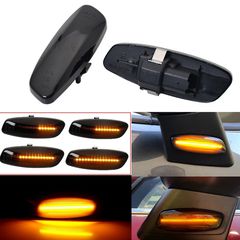 Carro Led φλας φτερού για Peugeot 307, 308, 3008, 5008 / Citroen C3, C4, C5, DS3, DS4 / Φιμέ με τρεχούμενο φλας 2 Τεμάχια / CA-012113