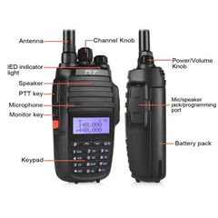 Φορητός πομποδέκτης - UHF/VHF – 10W – UV-8000D – TYT - 480002 - 480002