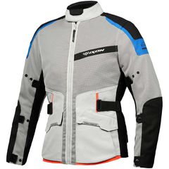 ΜΠΟΥΦΑΝ ΜΗΧΑΝΗΣ IXON M-NJORD MS PARKA L.GREY BLUE NEON RED