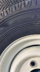 ΓΝΗΣΙΕΣ ΖΑΝΤΕΣ ΑΠΟ LAND ROVER DEFENDER 5X165 ΚΑΡΕ ΣΕ ΑΡΙΣΤΗ ΚΑΤΑΣΤΑΣΗ ΜΕ ΕΛΑΣΤΙΚΑ  7.50X16-thumb-4
