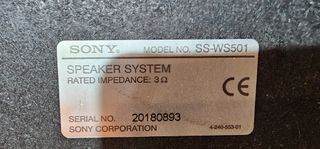 SONY SS-WS 501 PASSIVE SUBWOOFER 8 ''-thumb-5