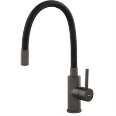Μπατάρια πάγκου Gun Metal Black με μαύρο λαίμο Zumba Ferro BZA4BSSG-12