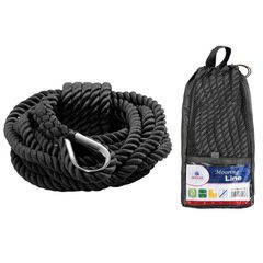 Σχοινί Με Ροδάντζα Inox Μαύρο Osculati 14mm 9m