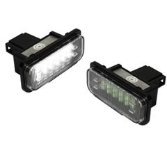 Led Φαναράκια Πινακίδας Για Mercedes-Benz E-Class W211, CLK W209, CLS W219, SLK R171, C-Class W203 Caravan Ζευγάρι 2 Τεμάχια CLS-Class - 0008614