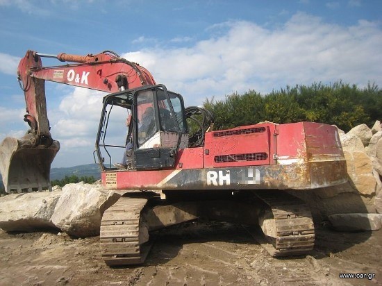 Εκσκαφέας Με Ερπύστριες O & K 1990 RH9F  Κόβεται ανταλλακτικά