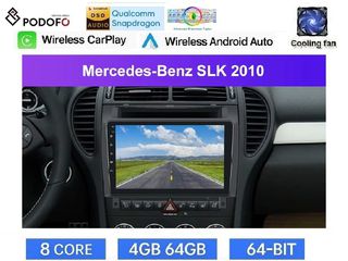 Mercedes SLK R171 (2004-11) Android Οθόνη 9" | Snapdragon 460 | 4GB RAM + 64GB ROM | Ασύρματο CarPlay & Android Auto GPS WiFi DSP FM/RDS