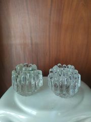 Κηροπηγια Kosta Boda Scandinavian polar (σετ2) Φ,10,5