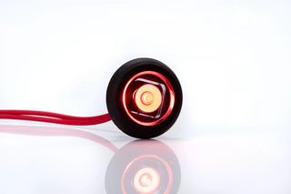 Φανάρι Όγκου Στρόγγυλο Led Fristom 12-36V Κόκκινο