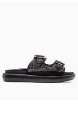 ΓΥΝΑΙΚΑ SEVEN ΠΑΝΤΟΦΛΕΣ ΓΥΝΑΙΚΕΙΕΣ 418-700 U470041824I809 ΜΑΥΡΟ LYCRA ΑΤΣΑΛΙ ΣΤΡΑΣ