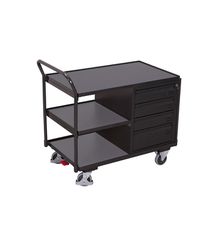 Variofit sw-600.605/AG Πάγκος Εργασίας Κινητός 3 Επιπέδων για Φορτίο Βάρους ως 250kg