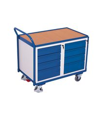 Variofit sw-600.608 Πάγκος Εργασίας Κινητός για Φορτίο Βάρους ως 250kg