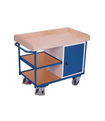 Variofit sw-600.610 Πάγκος Εργασίας Κινητός 3 Επιπέδων για Φορτίο Βάρους ως 400kg