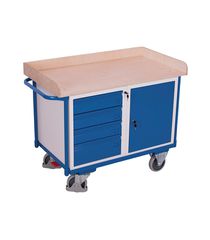 Variofit sw-600.613 Πάγκος Εργασίας Κινητός για Φορτίο Βάρους ως 400kg