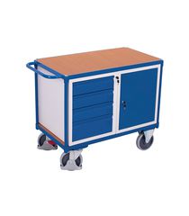 Variofit sw-600.698 Πάγκος Εργασίας Κινητός για Φορτίο Βάρους ως 500kg